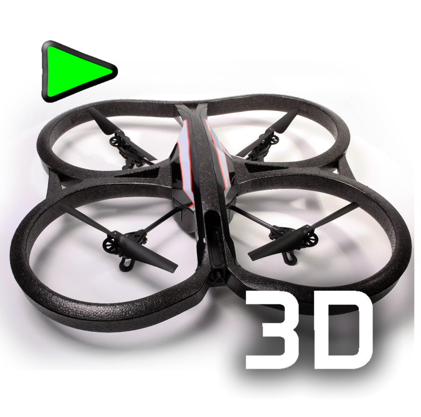 3D Objekt AR Drone 2.0